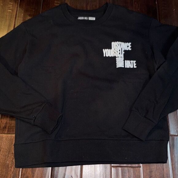 Jason wu men’s black crewneck size small - Picture 1 of 7